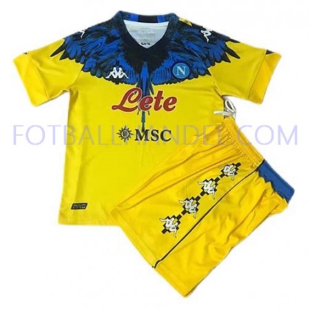 Barn Fotballdrakter Keeper SSC SSC Napoli Limited Edition Burlon 2021 Kortermet
